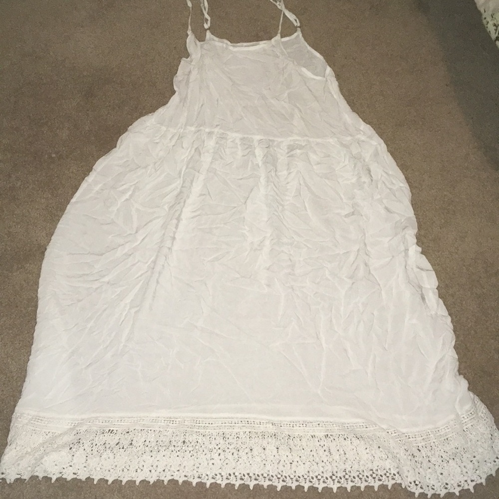 White babydoll dress